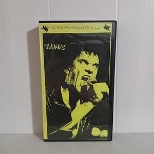 VHS The WILD WORLD OF THE CRAMPS Live in LA San Diego Punk Rock Psychobilly